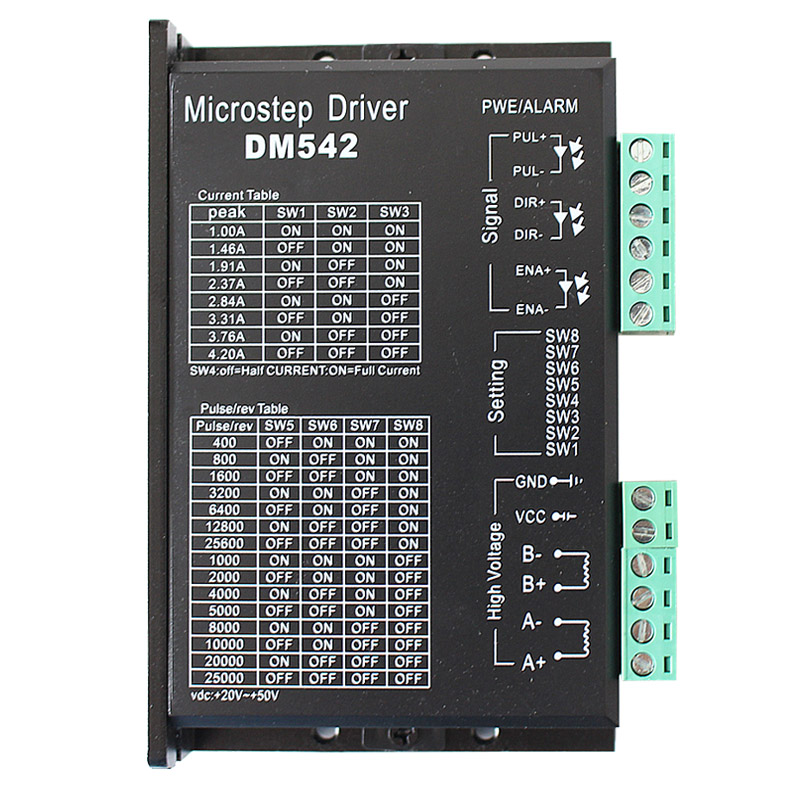 DSP數(shù)字式57 86步進電機驅動器 128細分替代M542